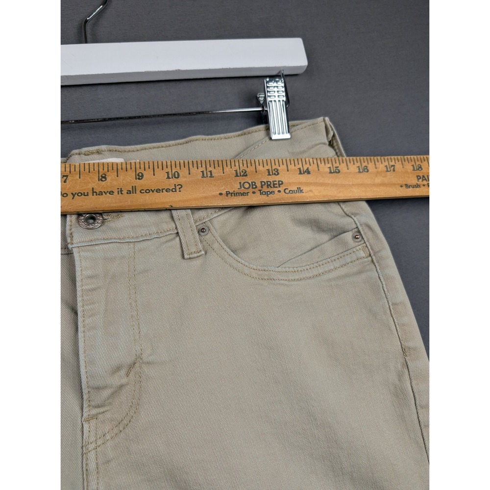Levis Khaki Tan Capri Jeans Womens Size 10 W30 Stretch Denim - Picture 5 of 8